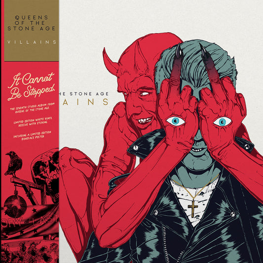 Queens of The Stone Age - Villains "Reissue" (Limited Edition on White Vinyl with Etching + Bonefade Poster)