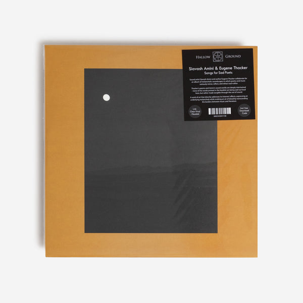 Siavash Amini & Eugene Thacker - Songs for Sad Poets (Limited Edition on Clear Vinyl + Booklet)